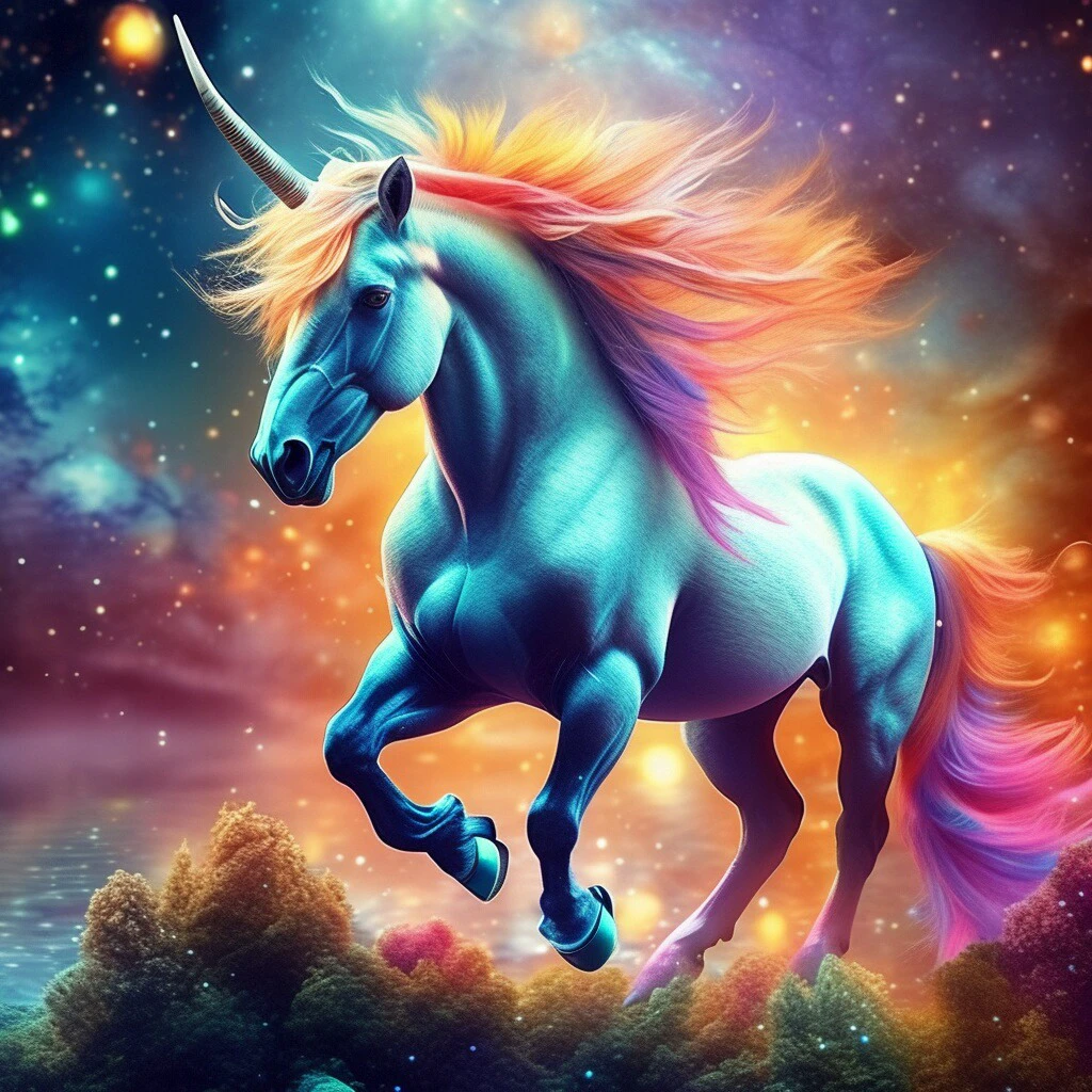 Fantasy Unicorn/幻想中的独角兽/幻想のユニコーン