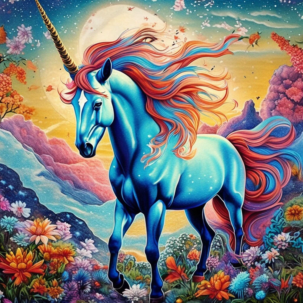 Fantasy Unicorn/幻想中的独角兽/幻想のユニコーン