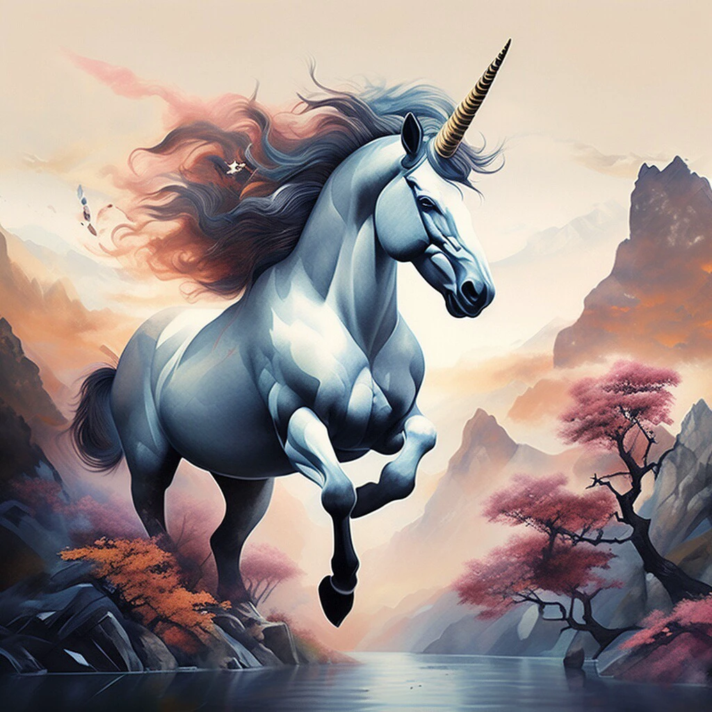 Fantasy Unicorn/幻想中的独角兽/幻想のユニコーン