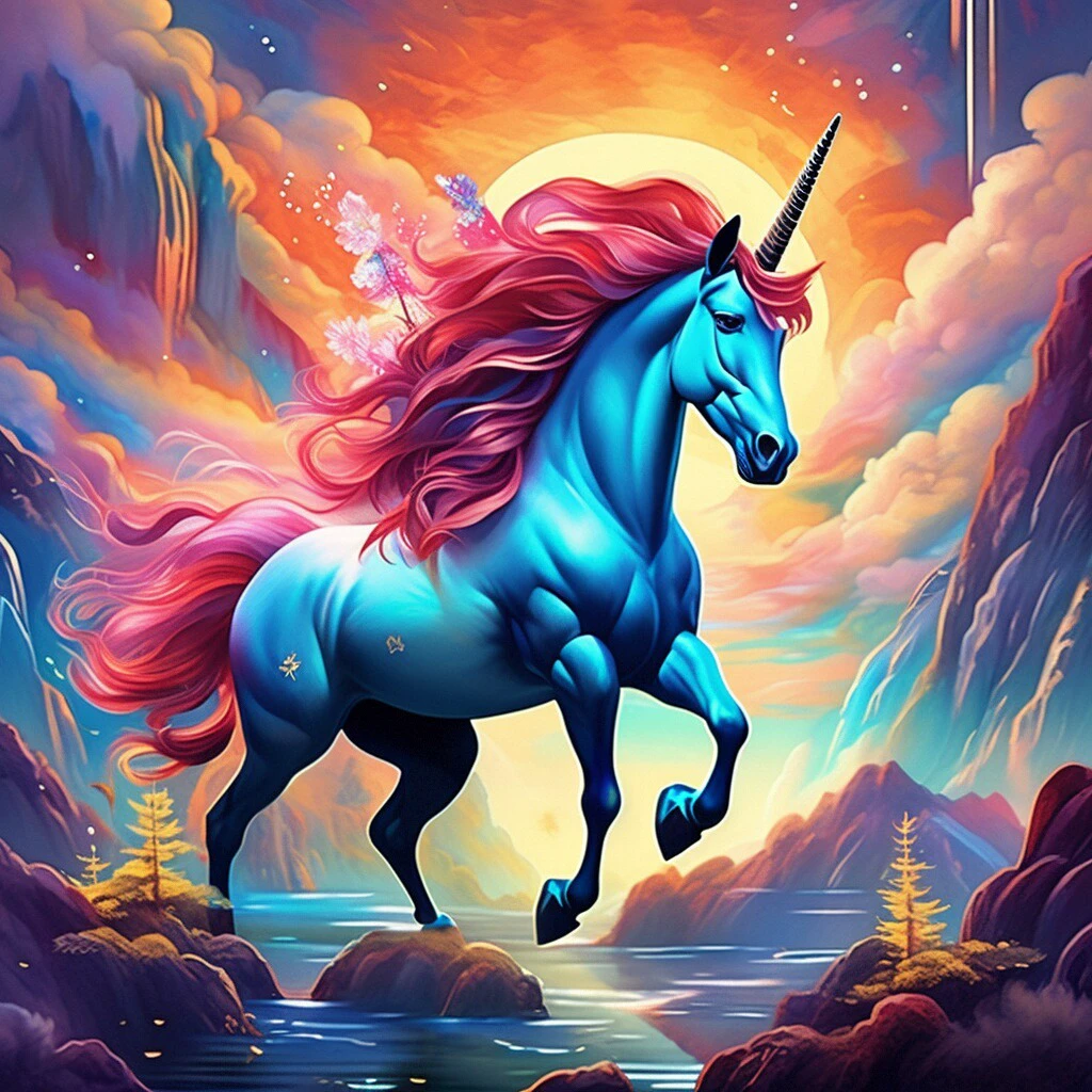 Fantasy Unicorn/幻想中的独角兽/幻想のユニコーン