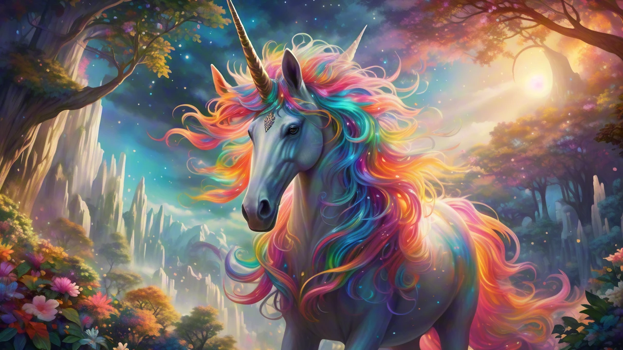 Fantasy Unicorn/幻想中的独角兽/幻想のユニコーン