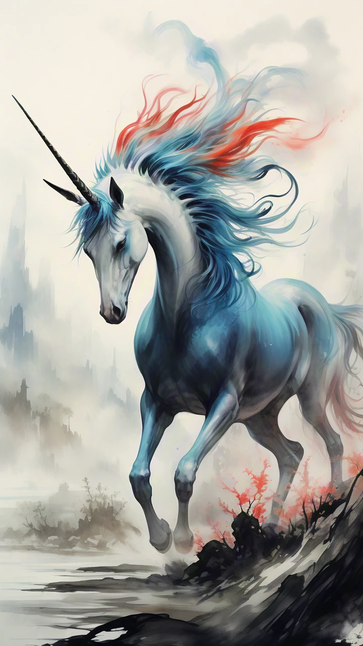 Fantasy Unicorn/幻想中的独角兽/幻想のユニコーン