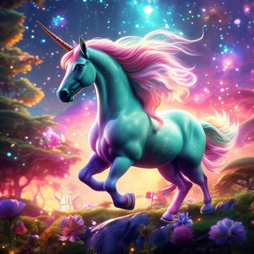Fantasy Unicorn/幻想中的独角兽/幻想のユニコーン