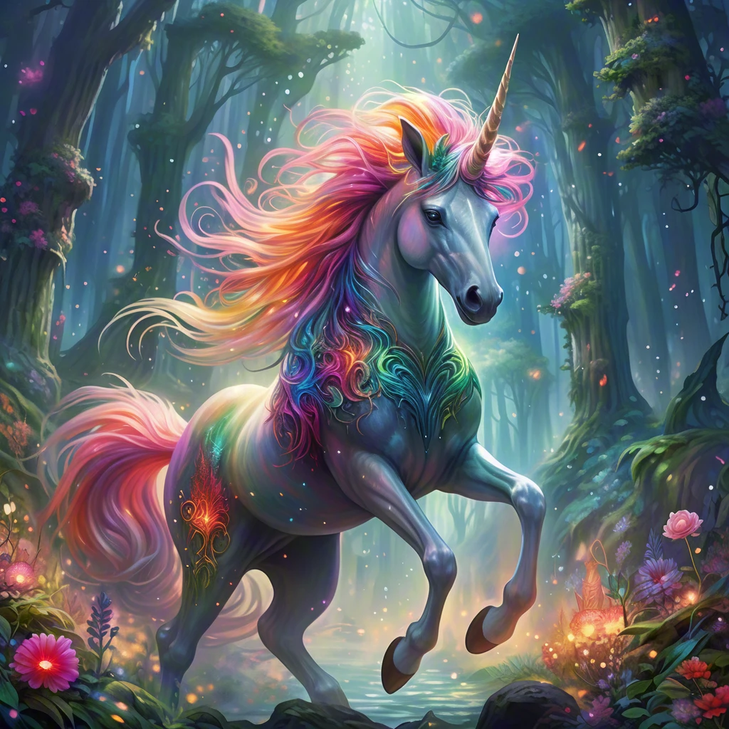 Fantasy Unicorn/幻想中的独角兽/幻想のユニコーン