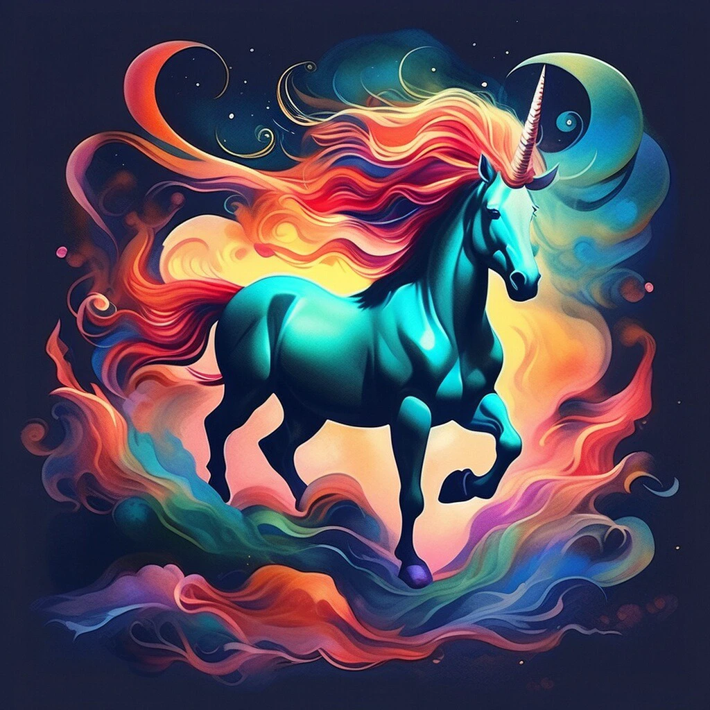 Fantasy Unicorn/幻想中的独角兽/幻想のユニコーン