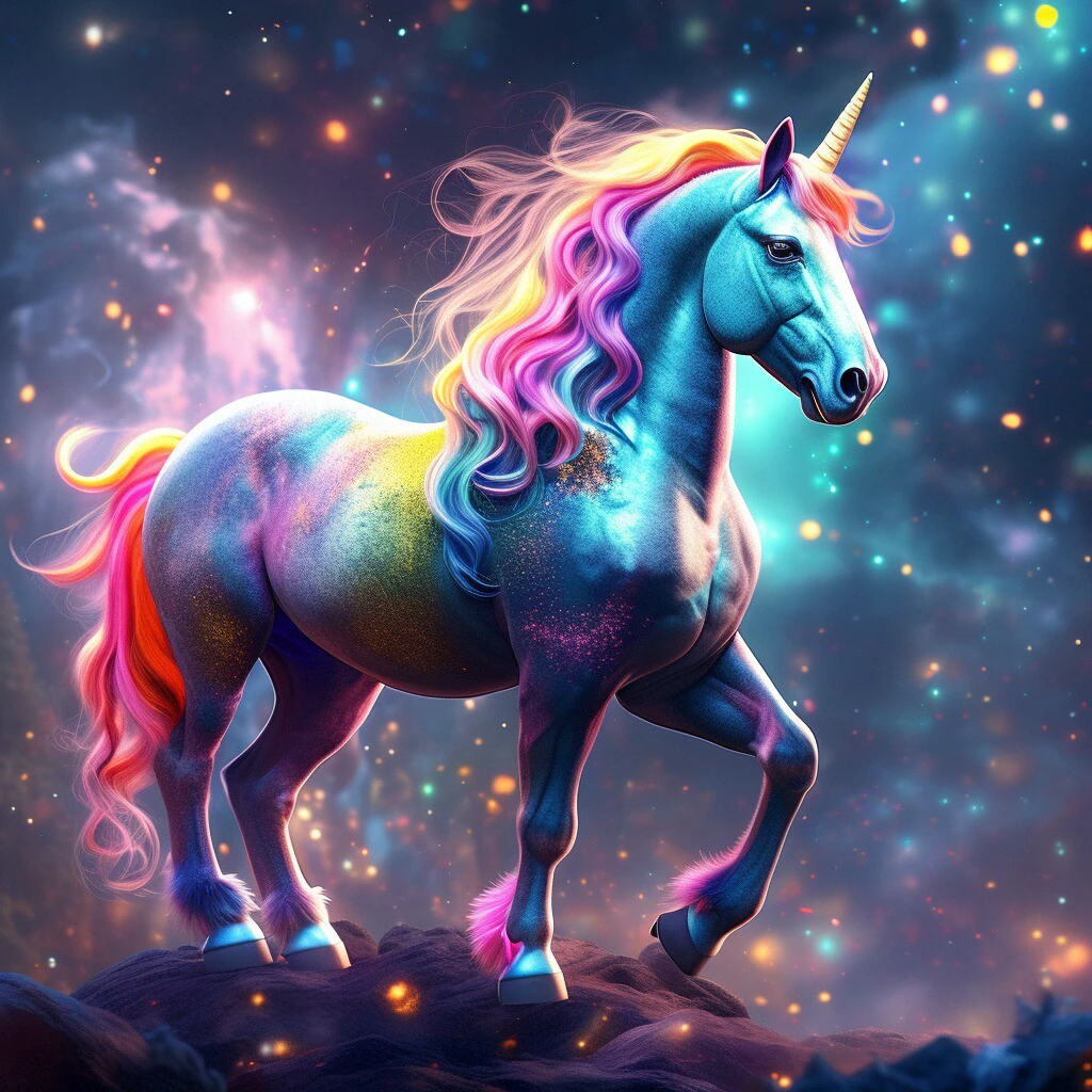 Fantasy Unicorn/幻想中的独角兽/幻想のユニコーン