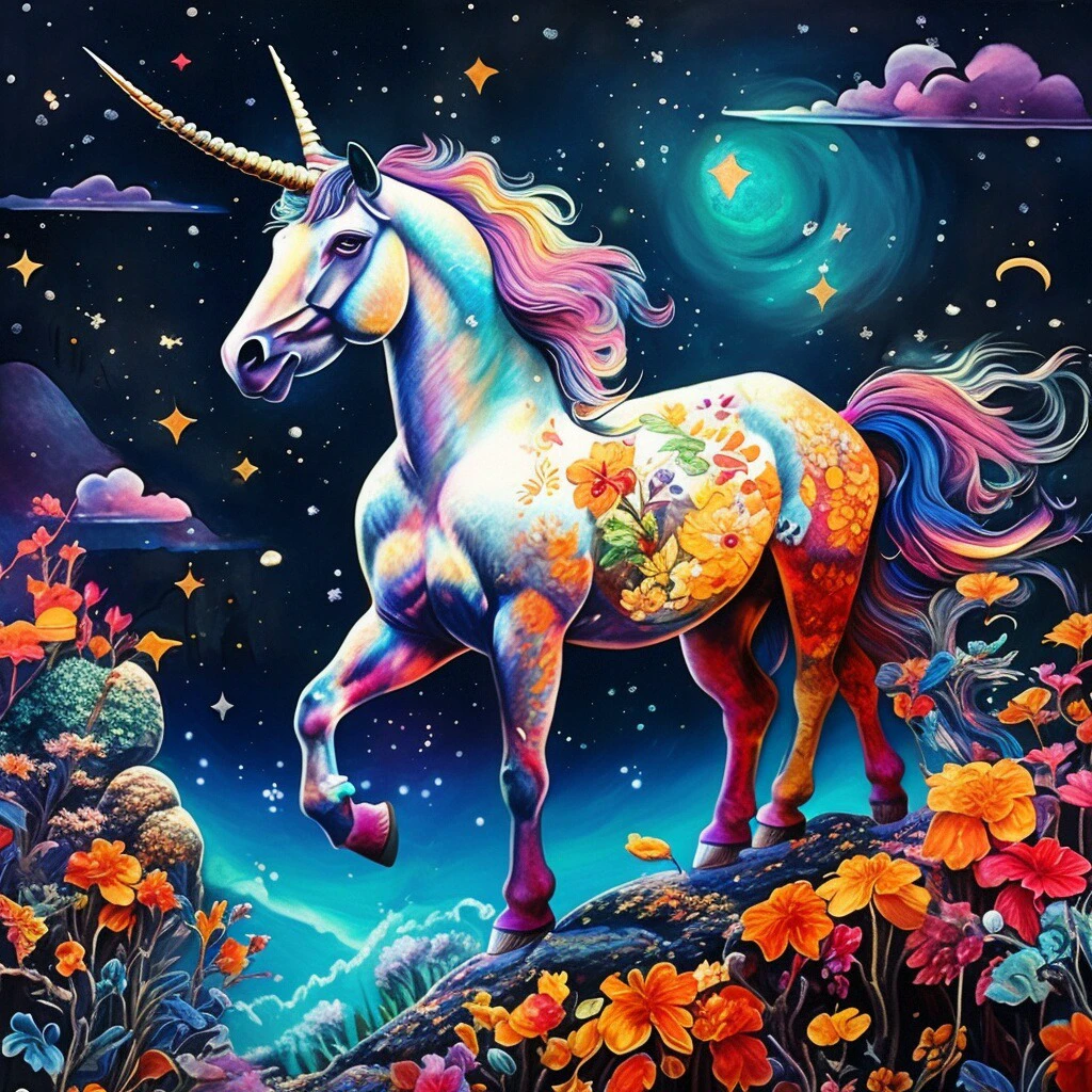 Fantasy Unicorn/幻想中的独角兽/幻想のユニコーン