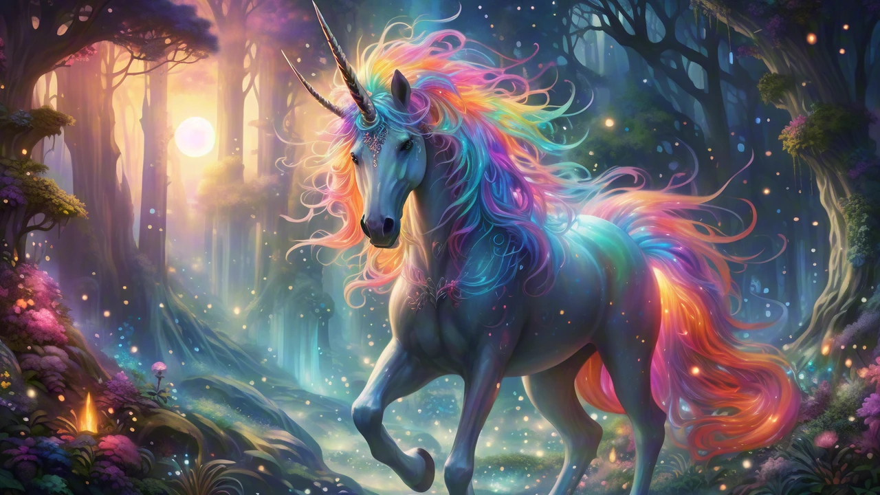 Fantasy Unicorn/幻想中的独角兽/幻想のユニコーン