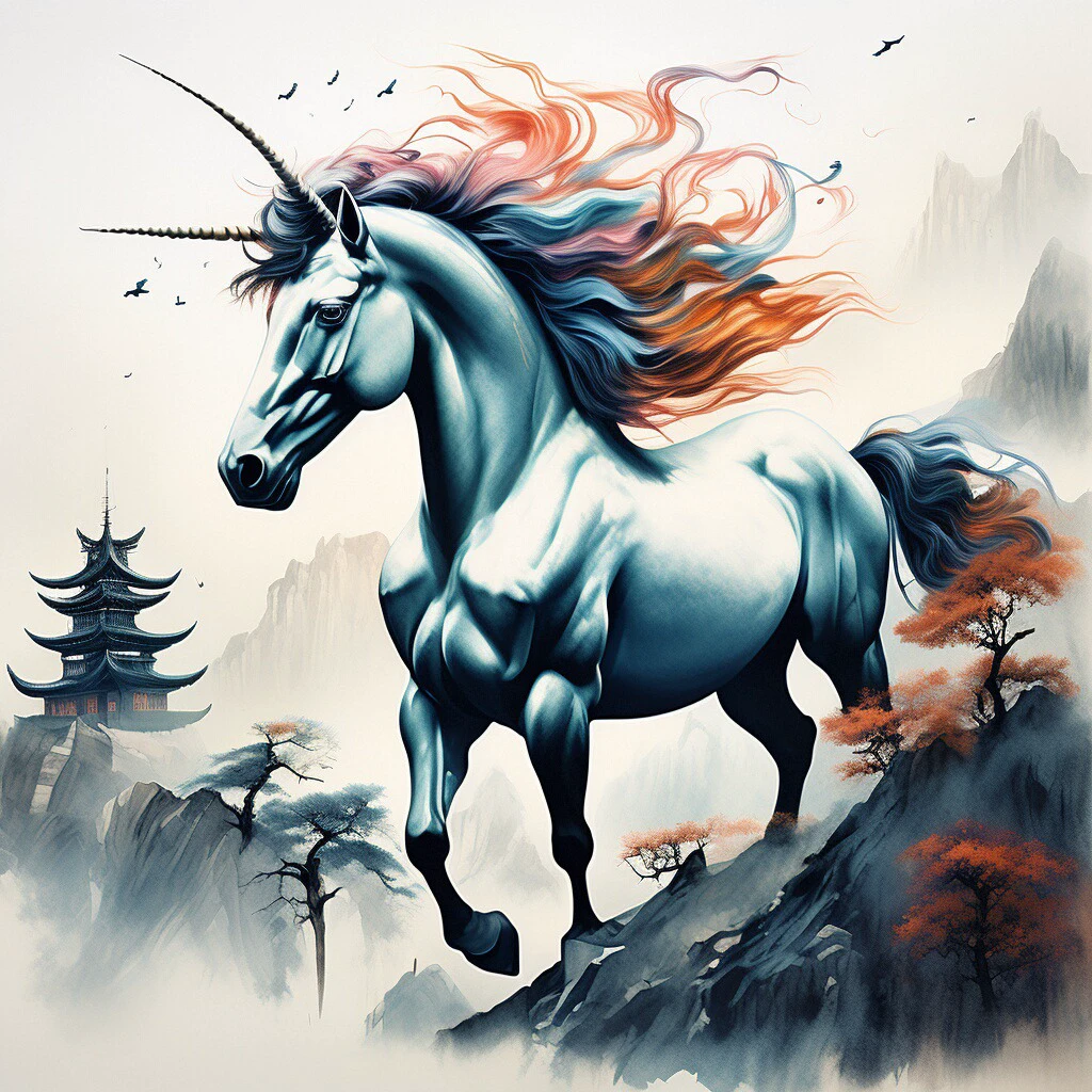 Fantasy Unicorn/幻想中的独角兽/幻想のユニコーン