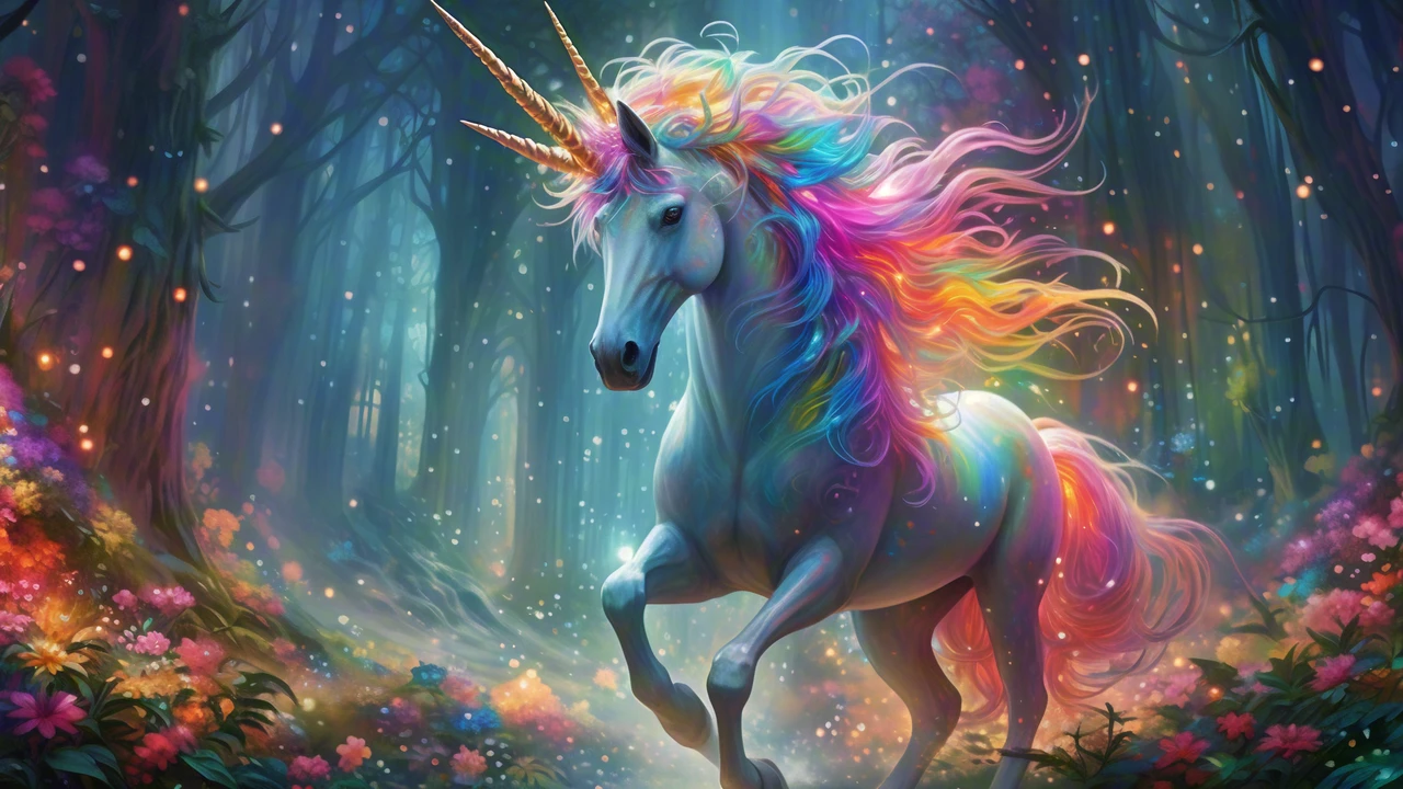Fantasy Unicorn/幻想中的独角兽/幻想のユニコーン