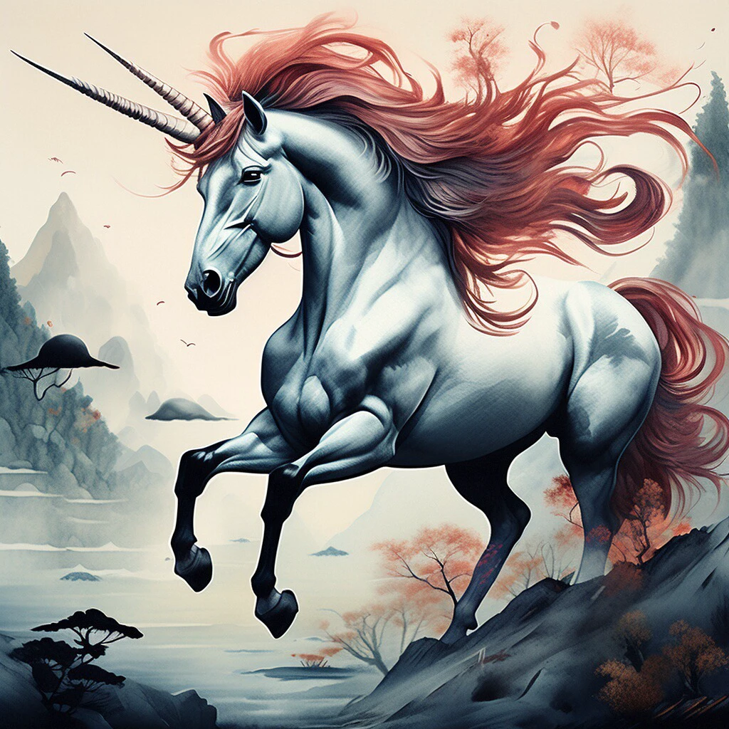 Fantasy Unicorn/幻想中的独角兽/幻想のユニコーン