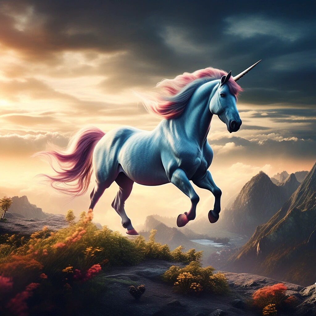 Fantasy Unicorn/幻想中的独角兽/幻想のユニコーン