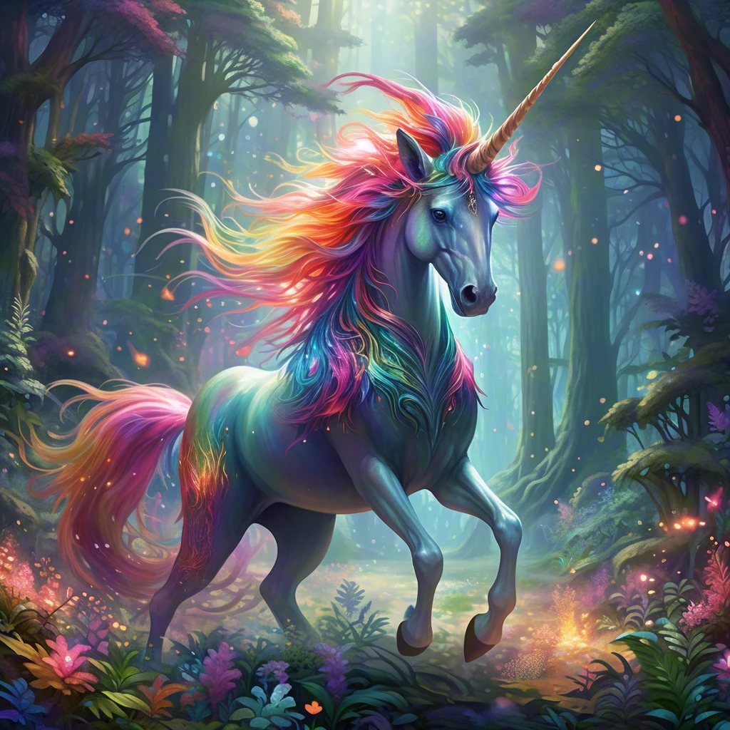 Fantasy Unicorn/幻想中的独角兽/幻想のユニコーン