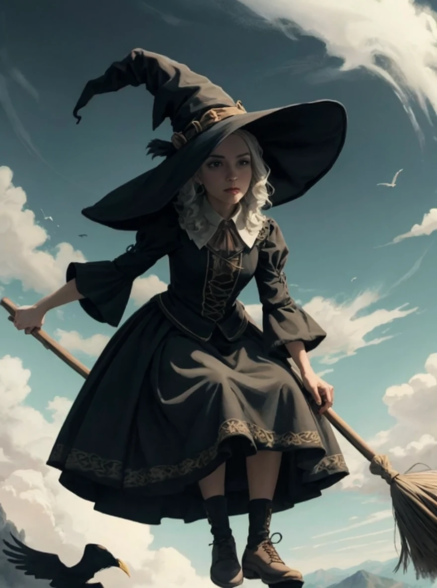 Flying Broomstick Race/飞行扫帚比赛/飛行ほうきの競争