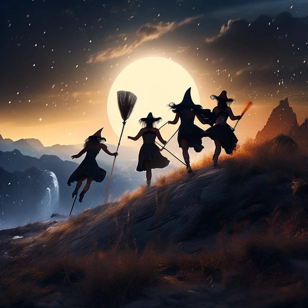Flying Broomstick Race/飞行扫帚比赛/飛行ほうきの競争