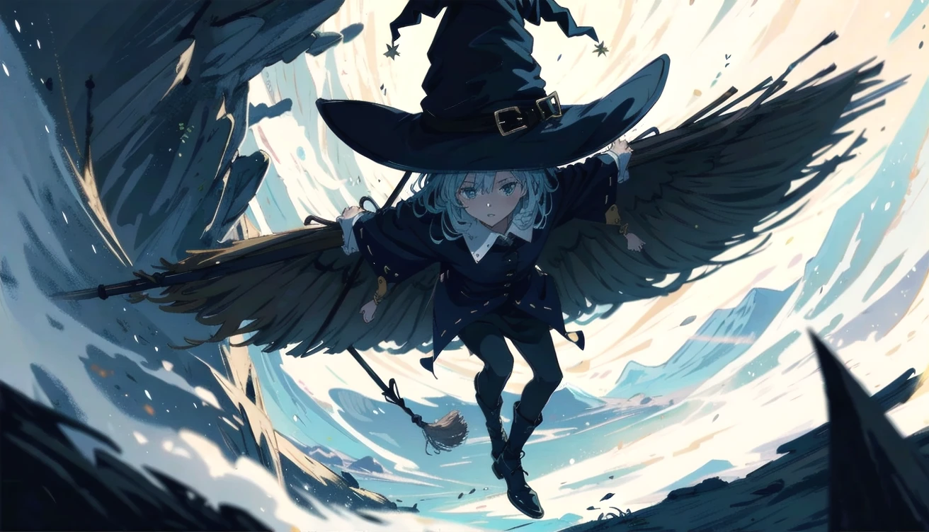 Flying Broomstick Race/飞行扫帚比赛/飛行ほうきの競争