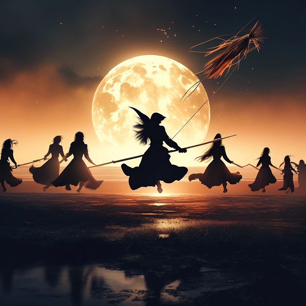 Flying Broomstick Race/飞行扫帚比赛/飛行ほうきの競争