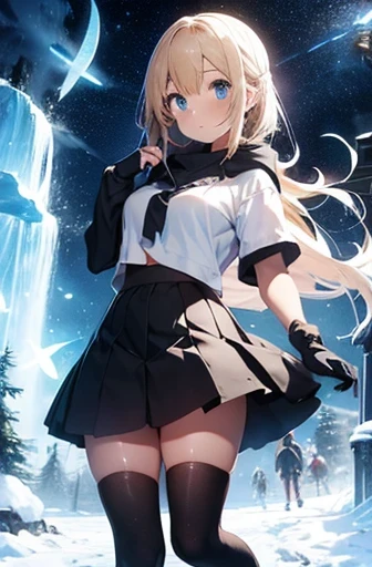 凍てつく夜の少女