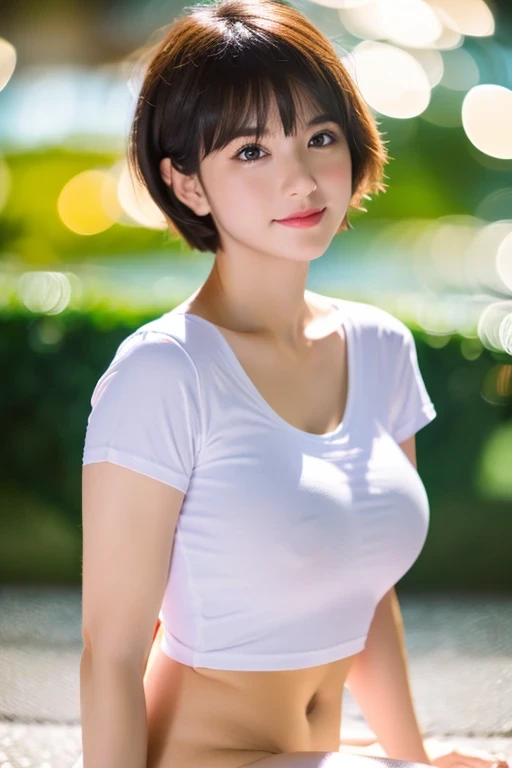 白いTシャツの彼女2