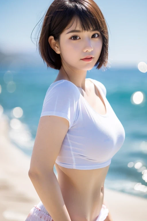 白いTシャツの彼女2