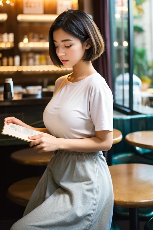 白いTシャツの彼女2