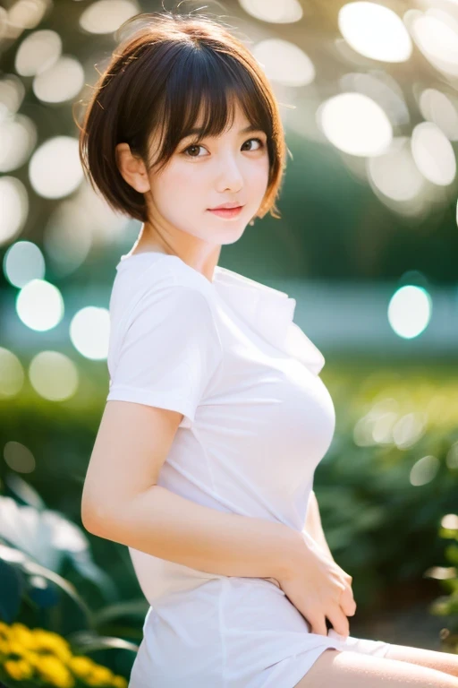 白いTシャツの彼女2