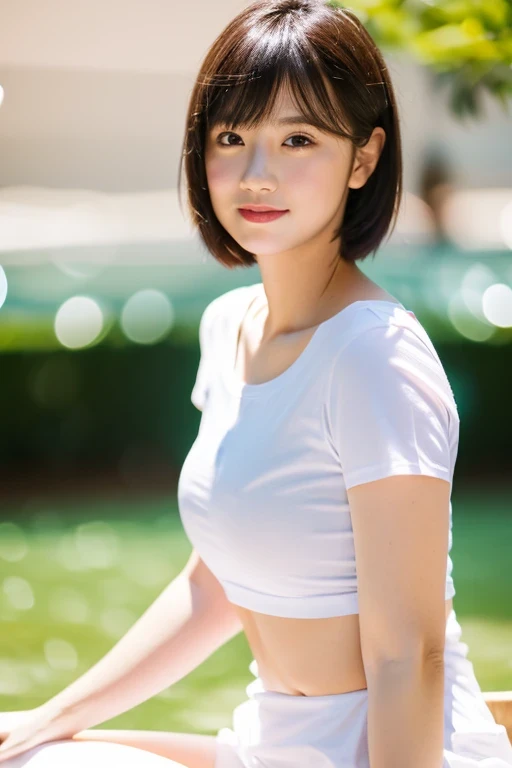 白いTシャツの彼女2