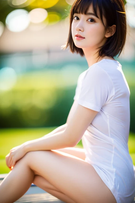 白いTシャツの彼女2