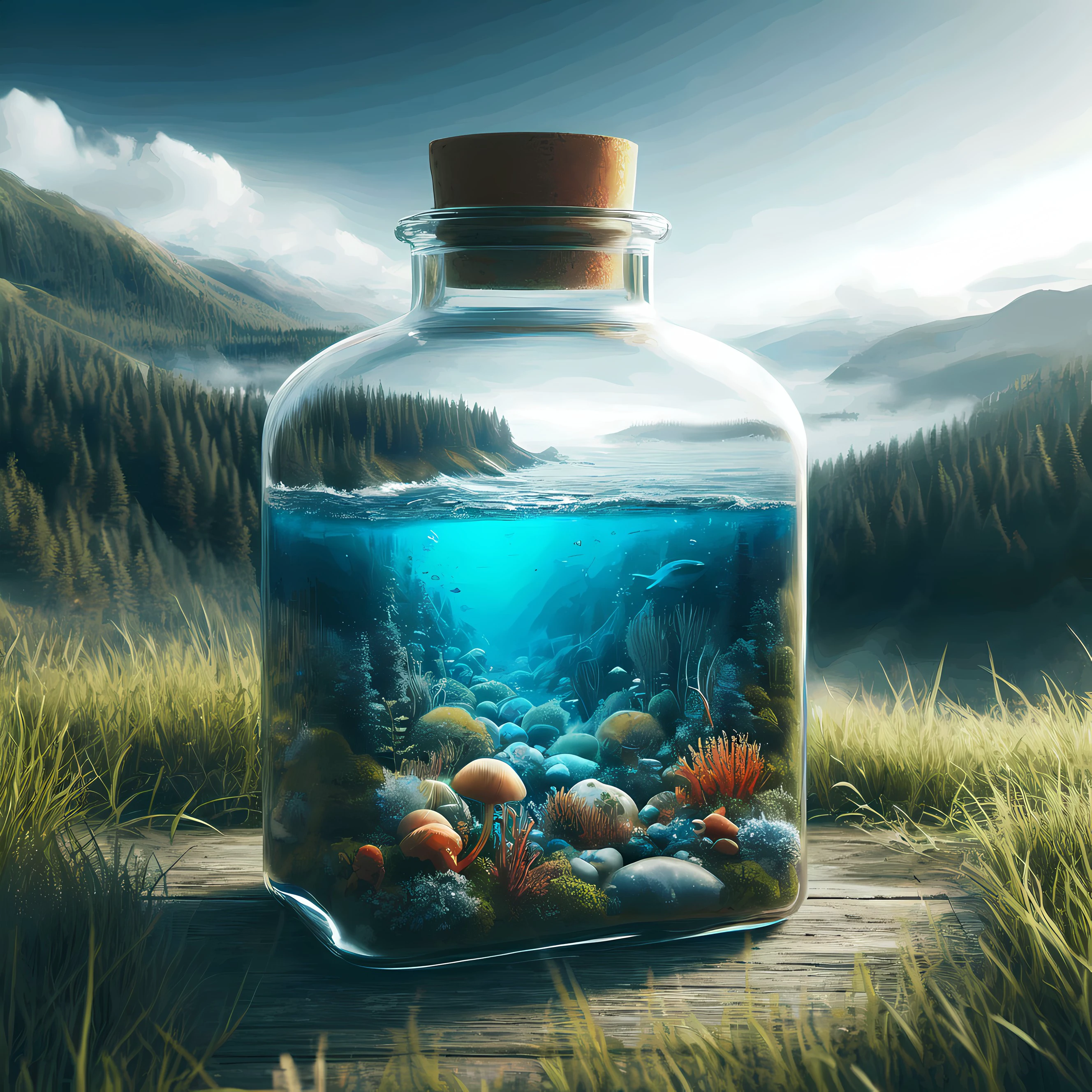小瓶の中の海