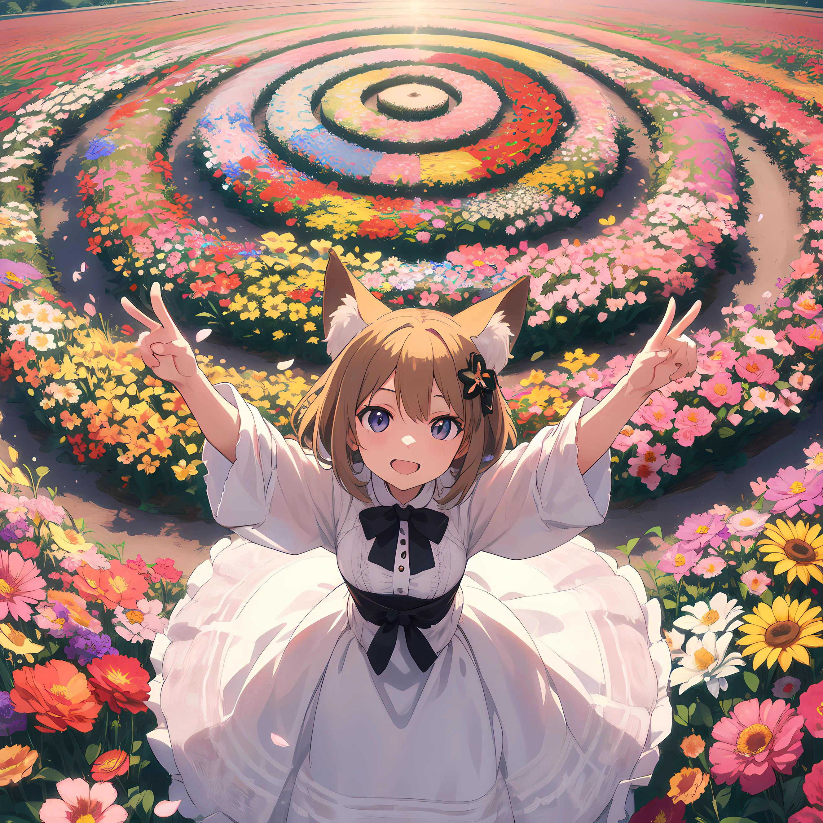花渦巻き