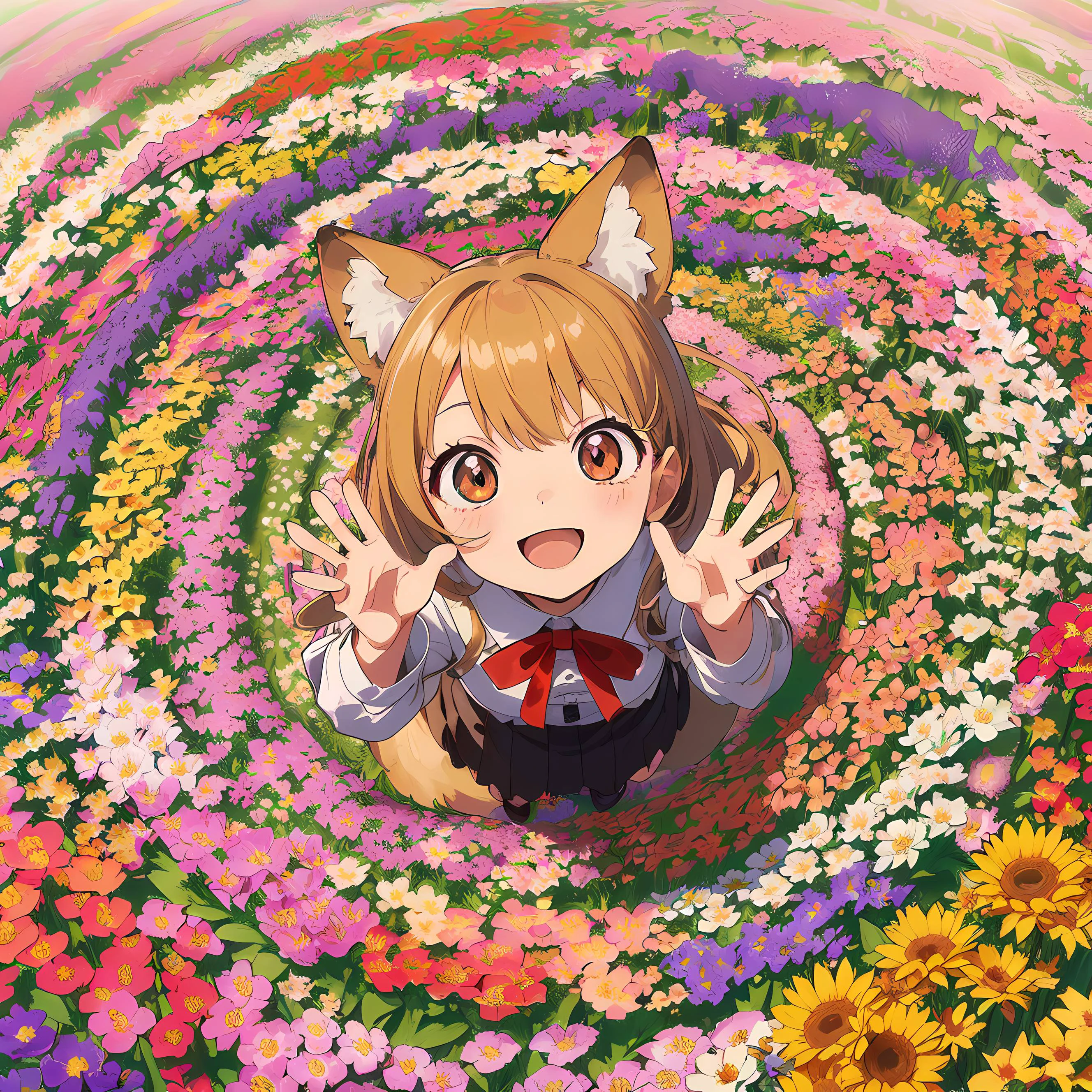 花渦巻き