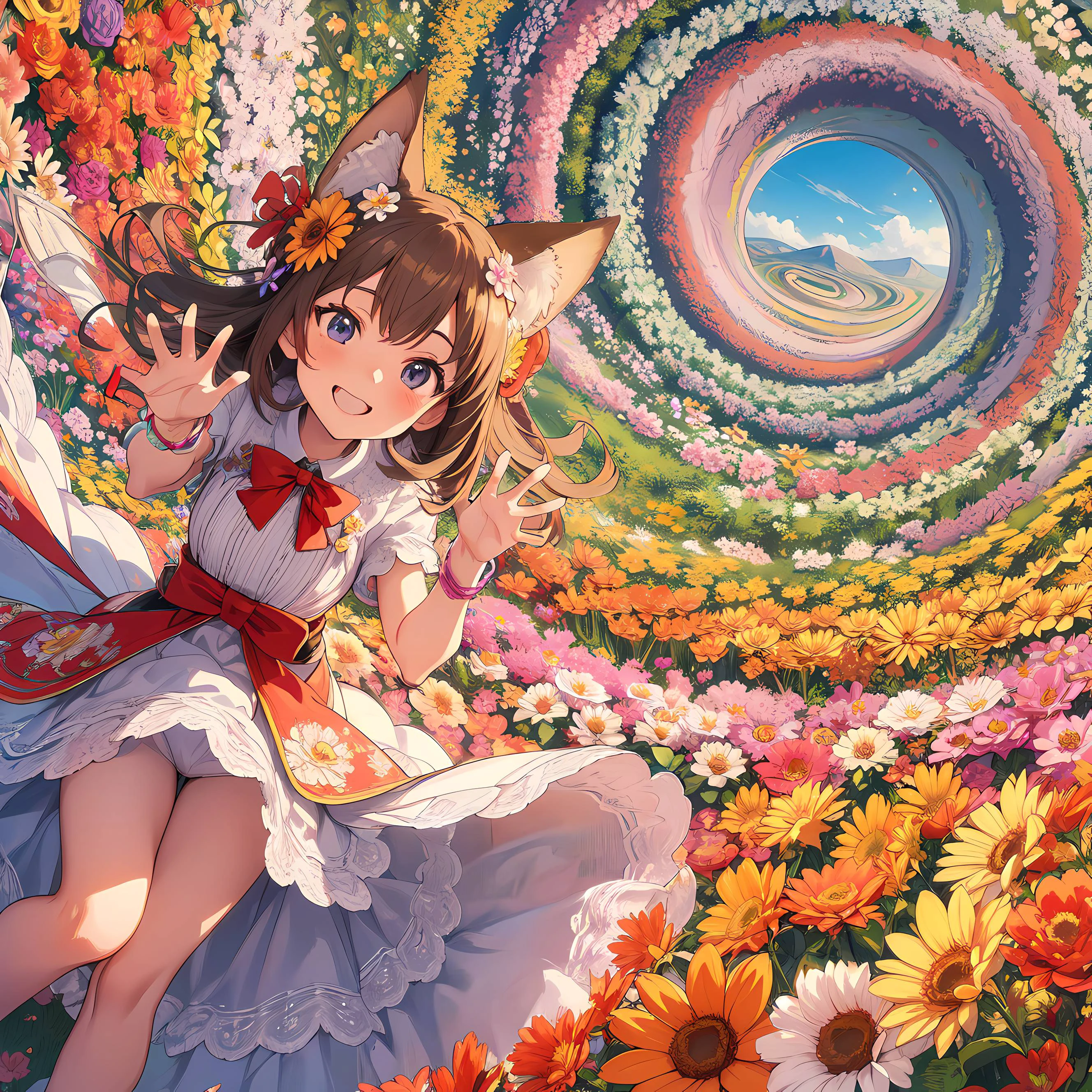 花渦巻き