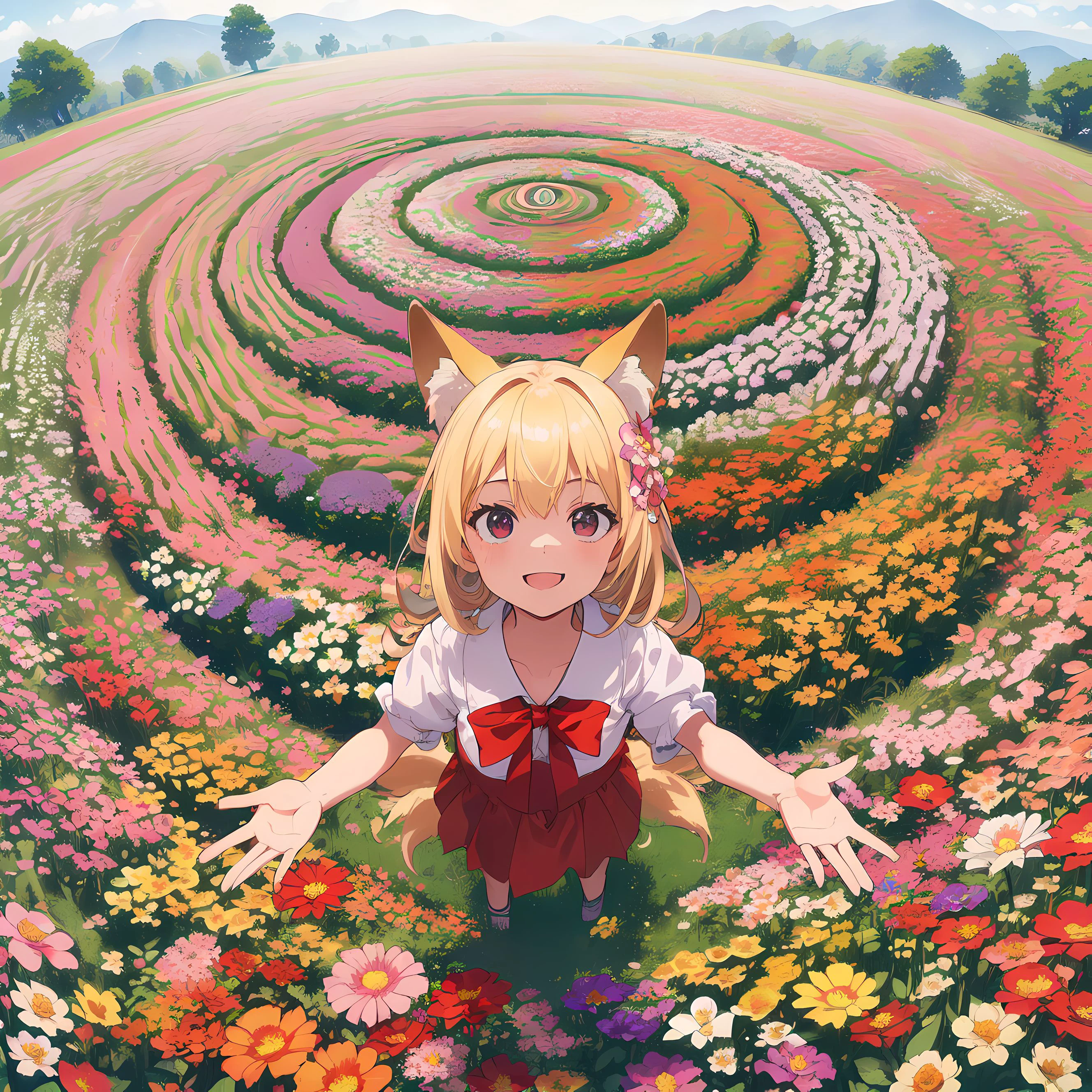 花渦巻き