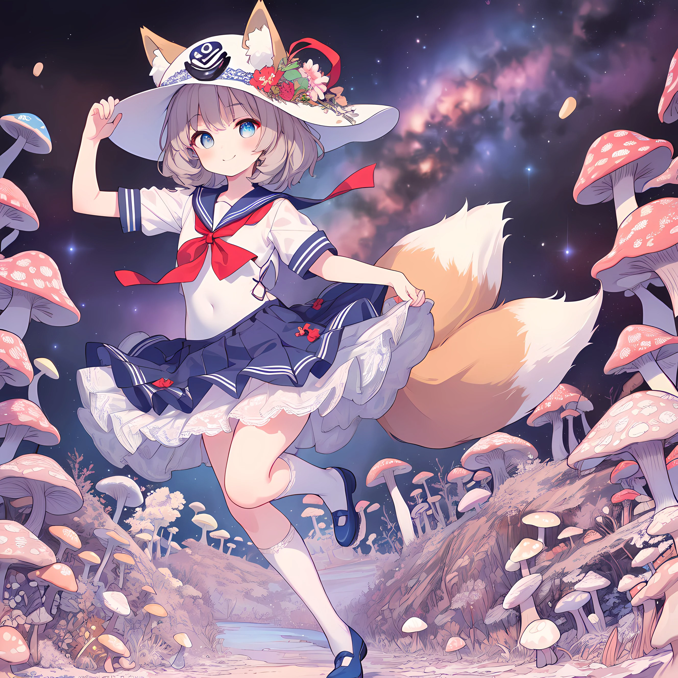 狐少女と銀河キノコ