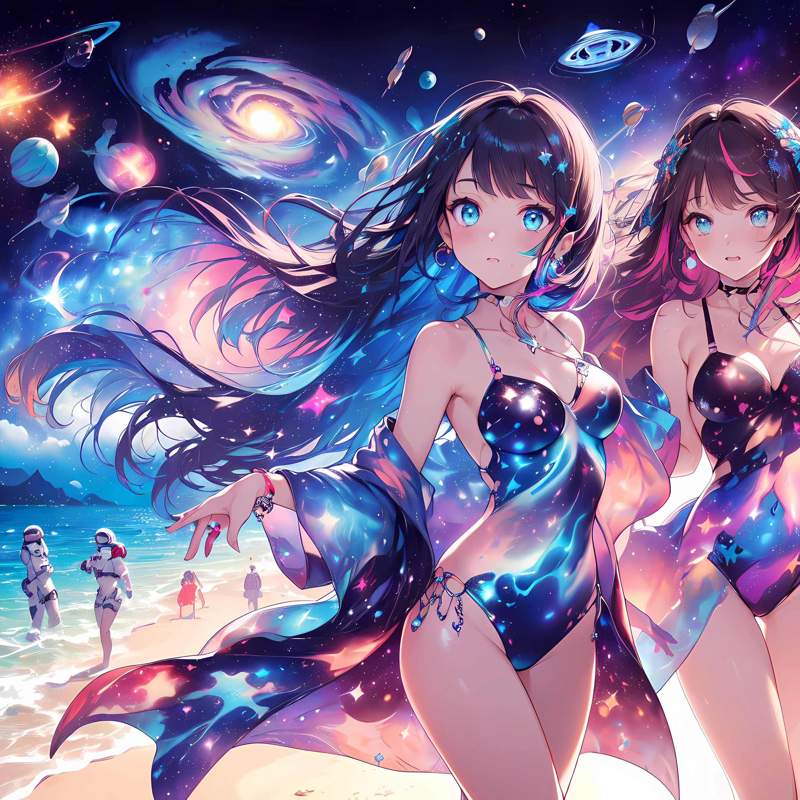 星の海 銀河の砂浜