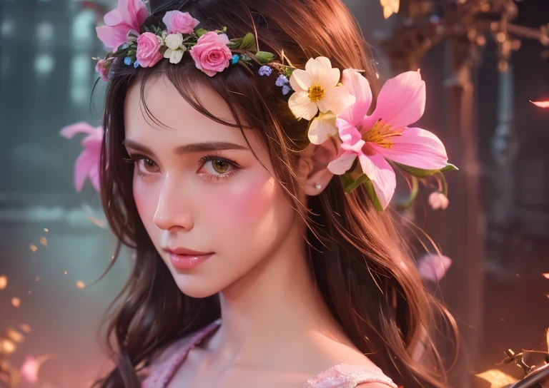 Flower With Girl