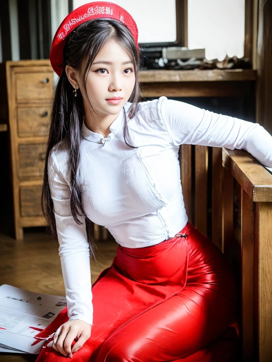 Myanmar Girls wearing Myanmar outfit