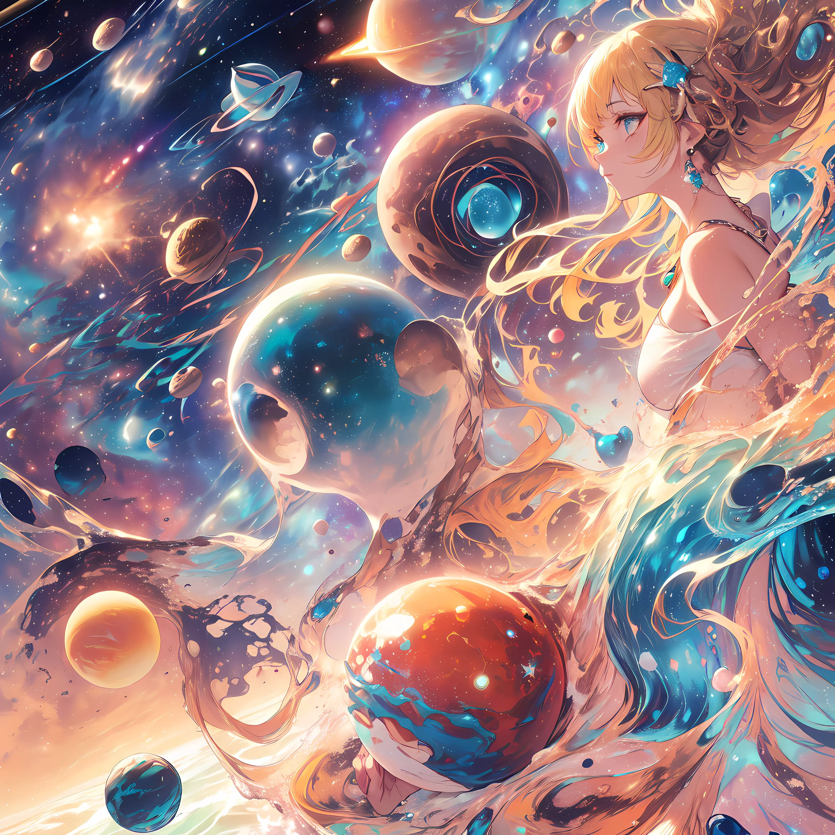 宇宙の海 銀河の砂浜