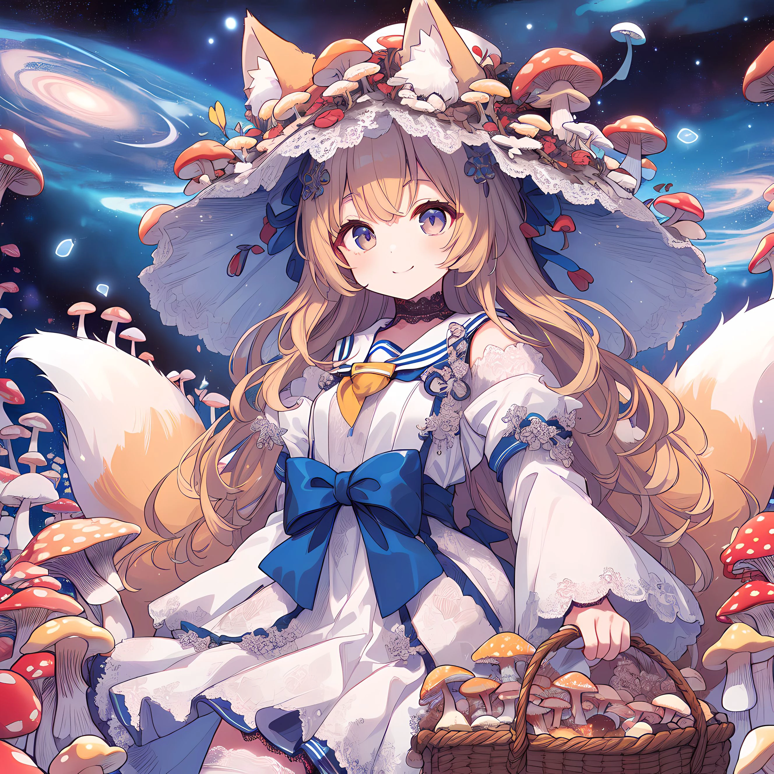 狐少女と銀河キノコ