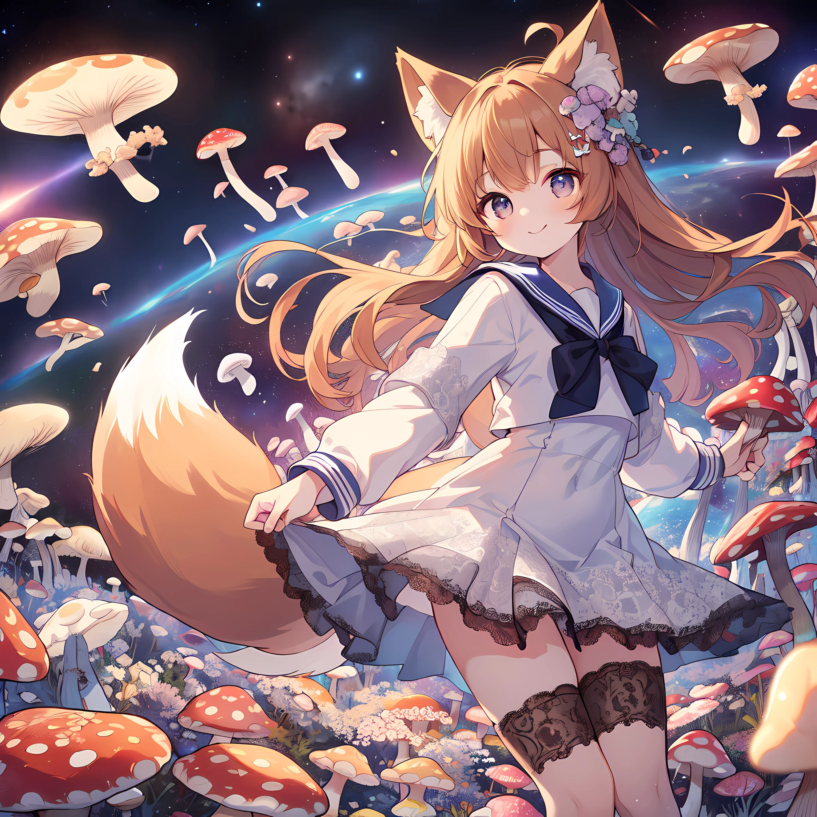 狐少女と銀河キノコ