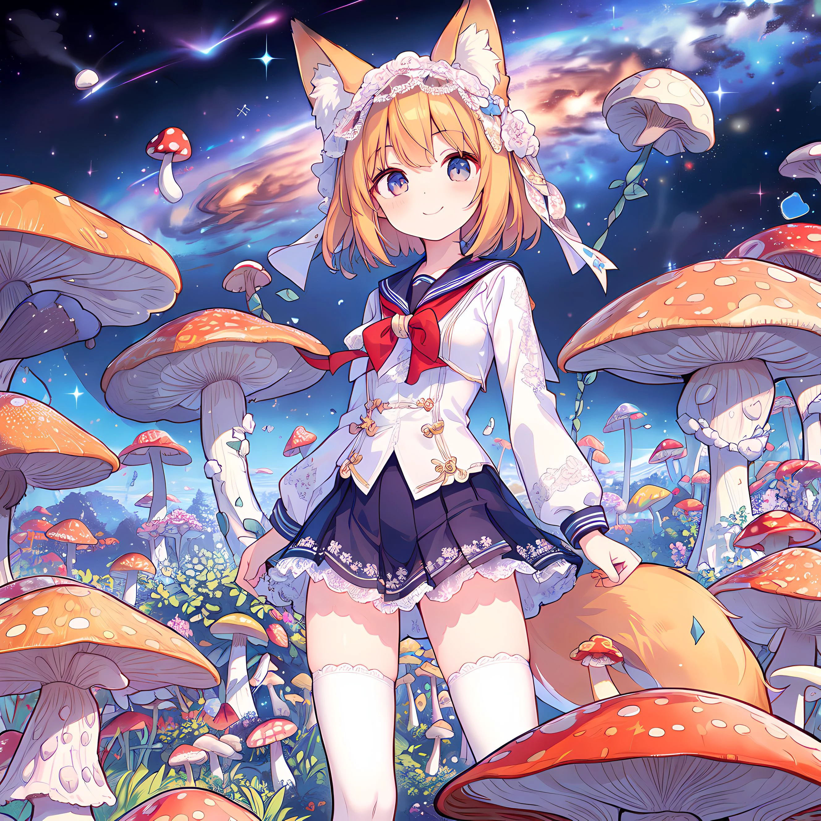 狐少女と銀河キノコ