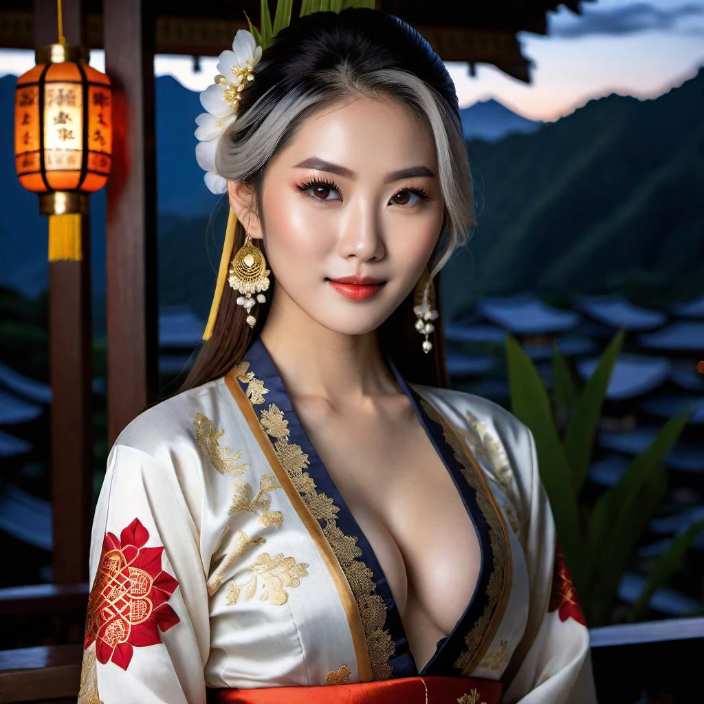 Traditional Attire at The Villa