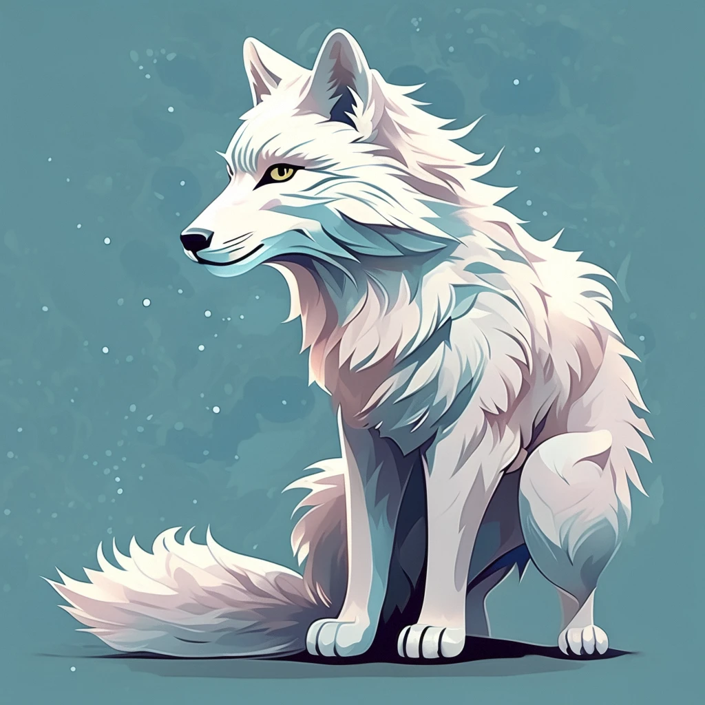 arctic fox/北极狐/ホッキョクギツネ