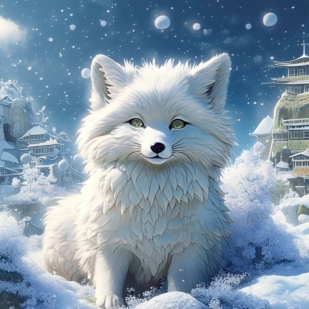 arctic fox/北极狐/ホッキョクギツネ