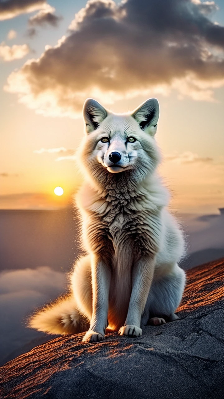 arctic fox/北极狐/ホッキョクギツネ