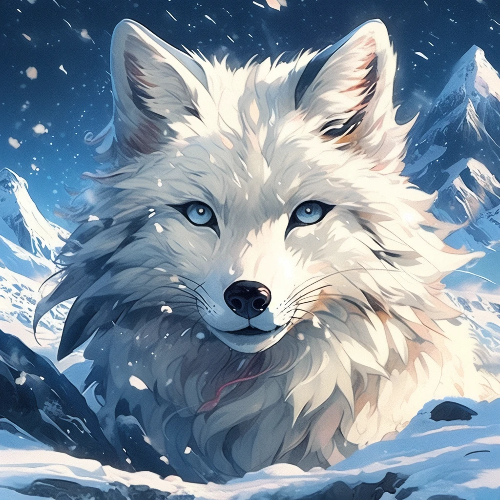 arctic fox/北极狐/ホッキョクギツネ