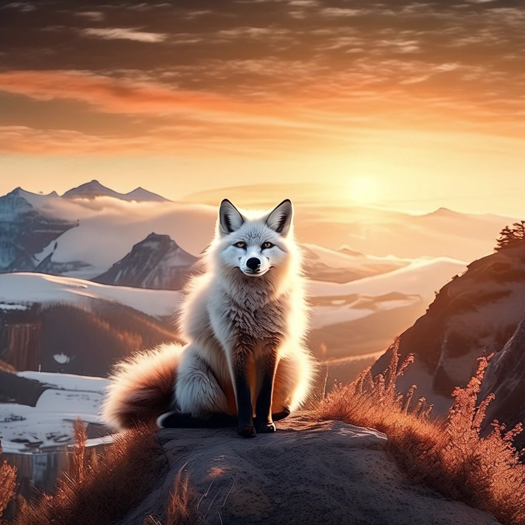 arctic fox/北极狐/ホッキョクギツネ