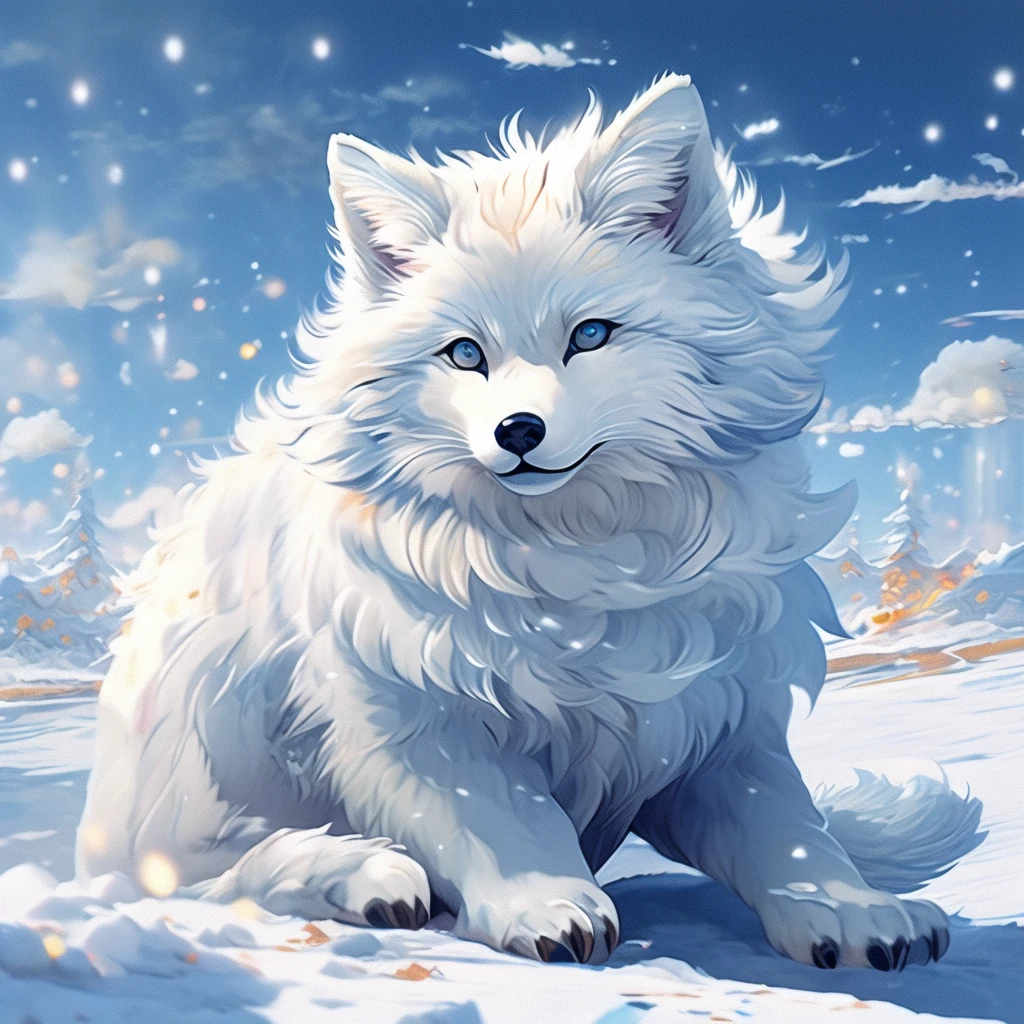 arctic fox/北极狐/ホッキョクギツネ