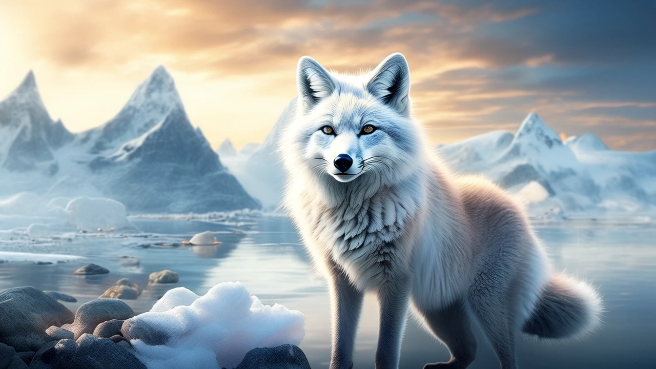 arctic fox/北极狐/ホッキョクギツネ