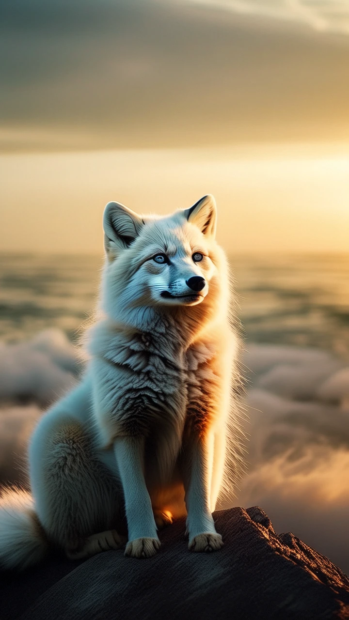 arctic fox/北极狐/ホッキョクギツネ